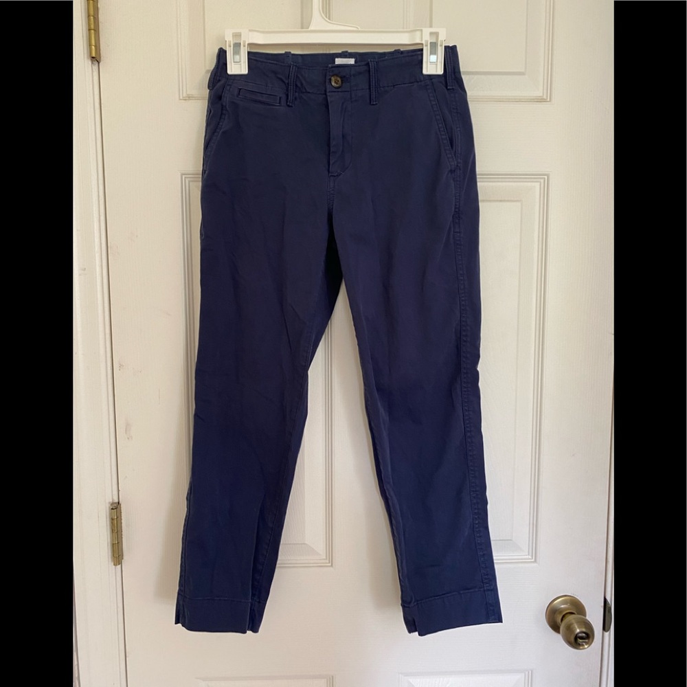 Gap straight khaki blue woman’s pants 00p
